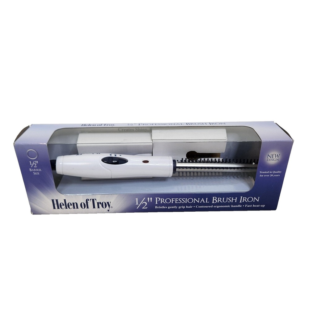 Helen of Troy 1/2" Professional Brush Iron Curling Hair Styling Tool 1512